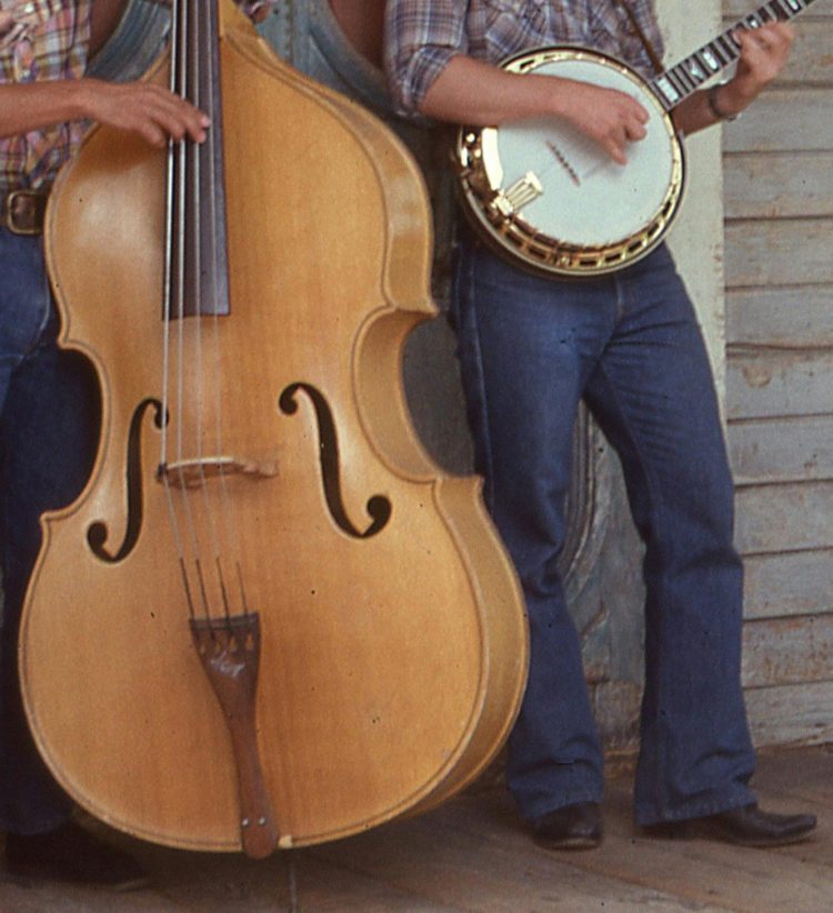 upright bass and banjo